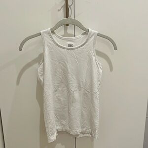 athleta girl white workout tank top